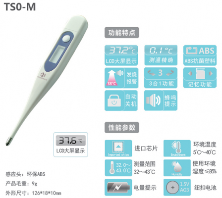 電子體溫計(jì)ts0-f1