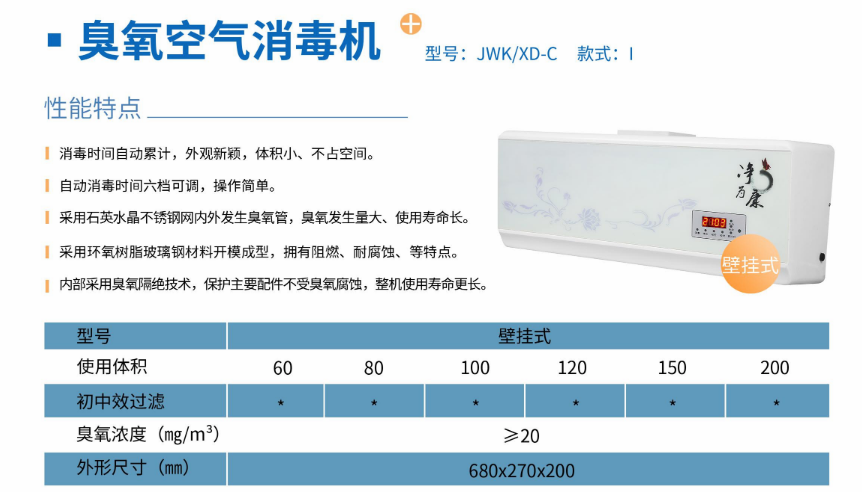 凈為康JWKXD-C款式Ⅰ（100?）壁掛式，臭氧空氣消毒凈化機(jī)1.png