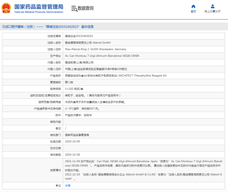 茶堿測定試劑盒(化學(xué)發(fā)光微粒子免疫檢測法) ARCHITECT iTheophylline Reagent Kit1.png